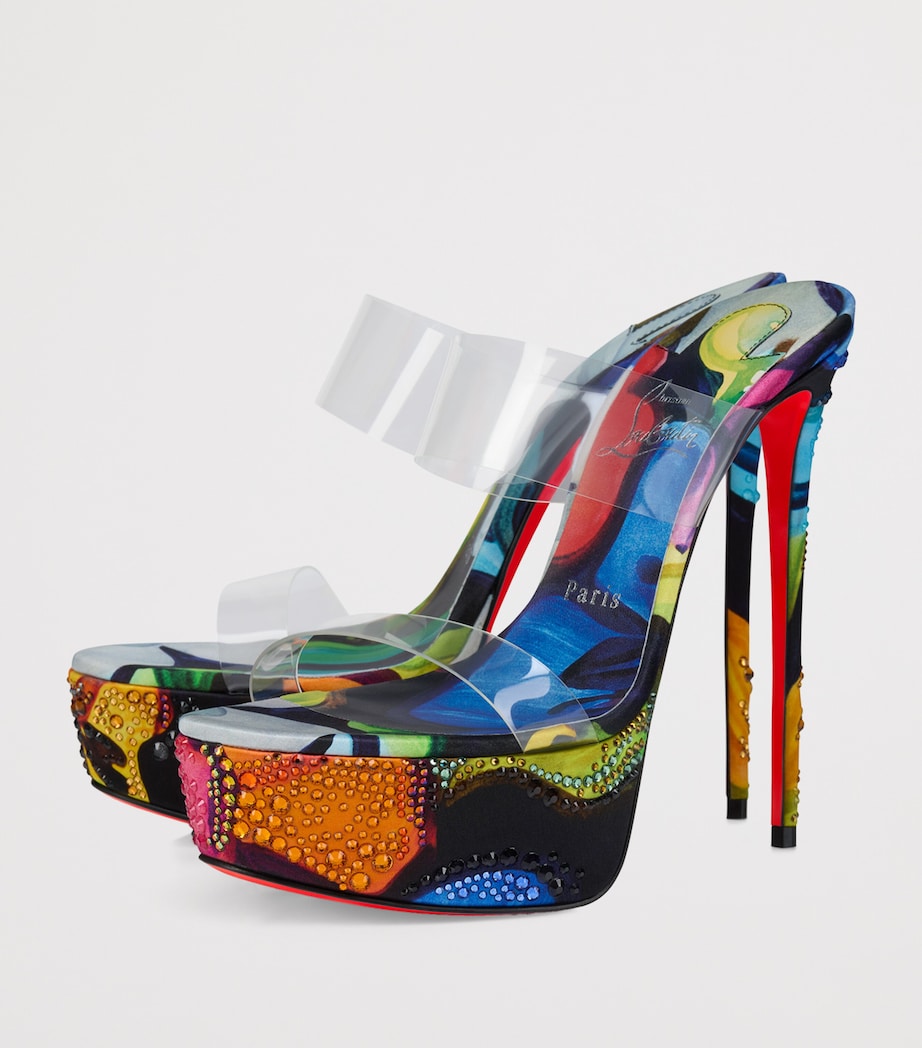 Just Nothing Floral Silk Sandals 150 6031 Image 3