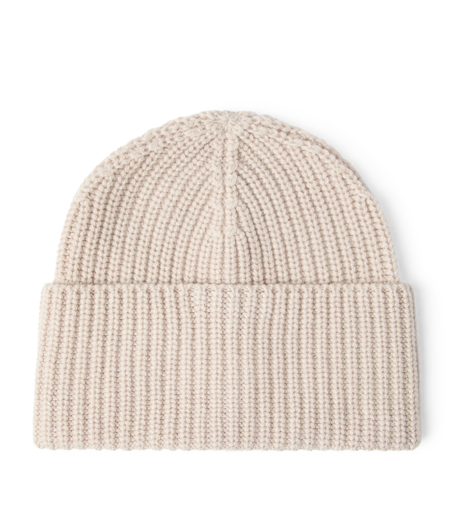 Brunello Cucinelli Cashmere Rib-Knit Beanie Image 1