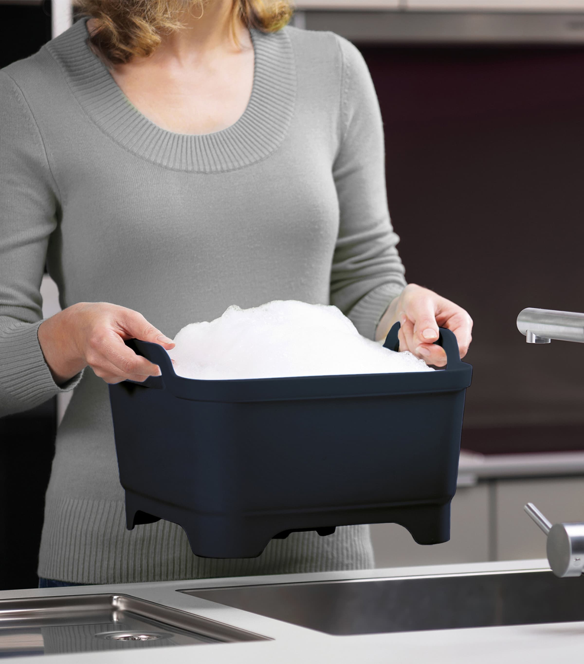 Wash & Drain Bowl GREY Image 2