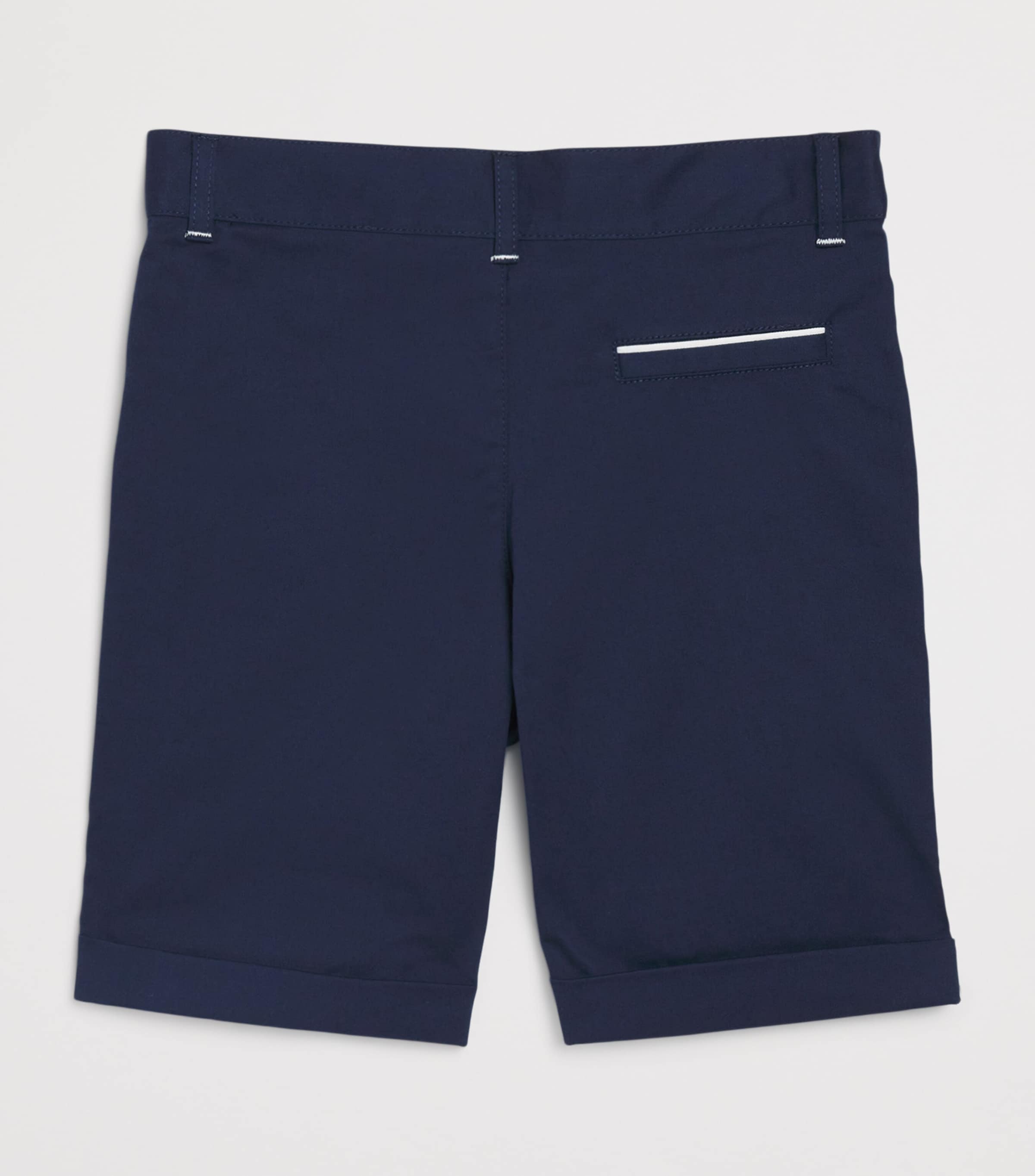 Stretch-Cotton Chino Shorts (5-12 Years) 4MARINE Image 2