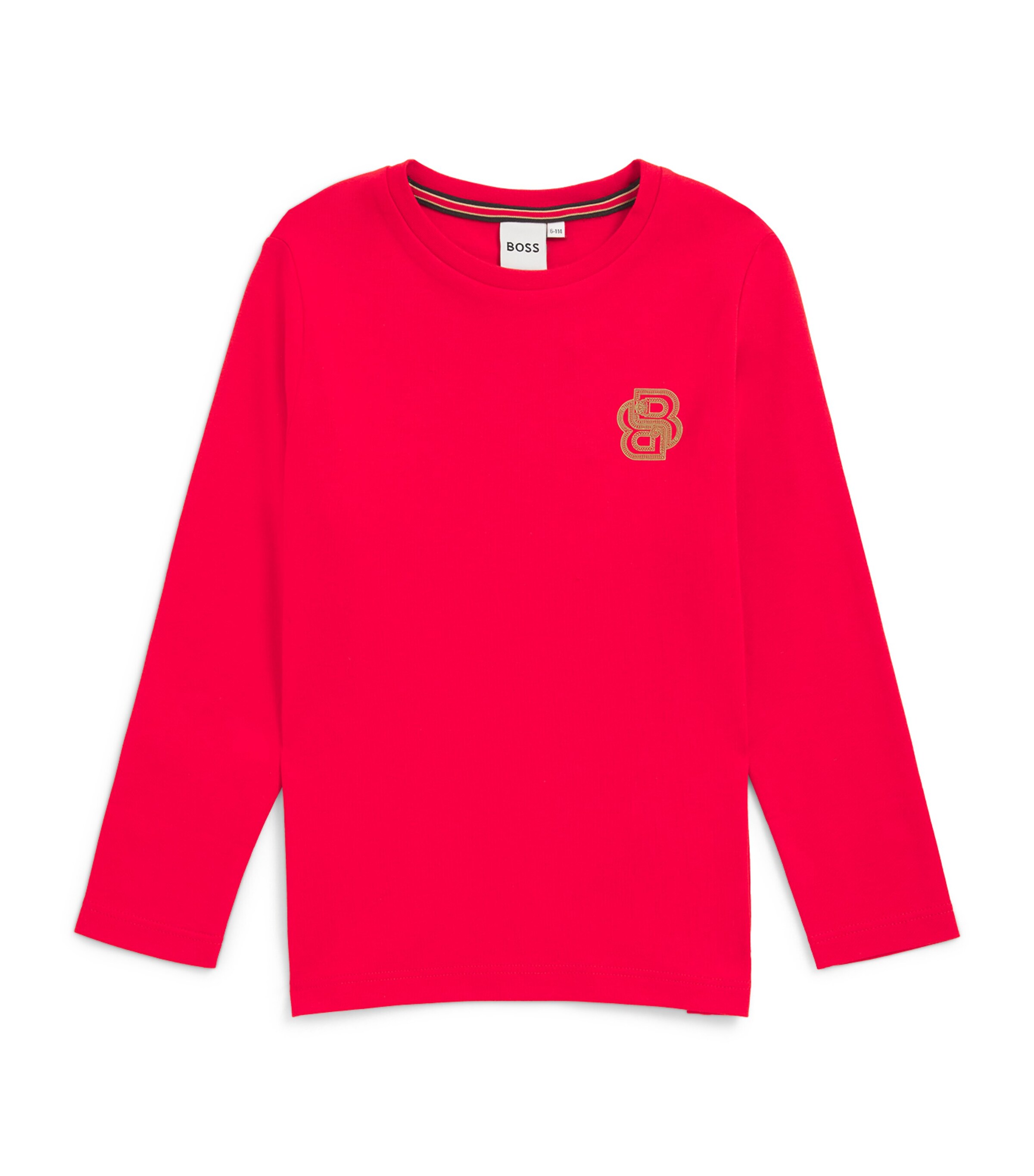 BOSS Kidswear x Creation of the Gods Logo T-Shirt (4-16 Years) Bright Red Image 1