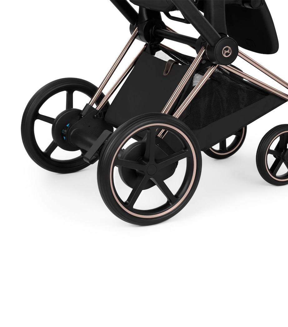 Cybex e-PRIAM Pushchair Frame - Platinum Style Collection Rosegold Image 8