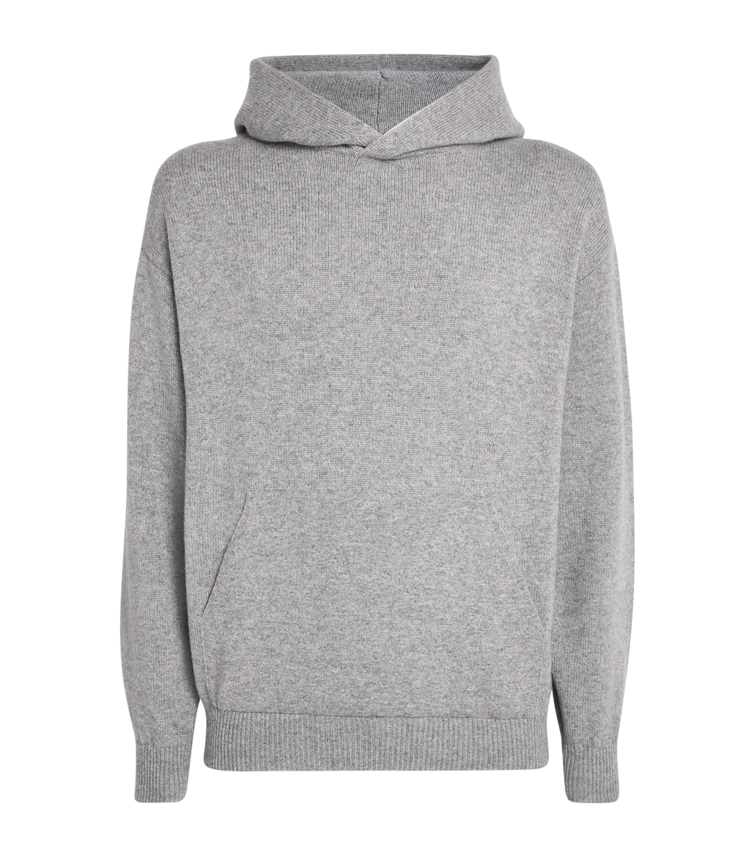 Johnstons Of Elgin Cashmere Hoodie In Gray