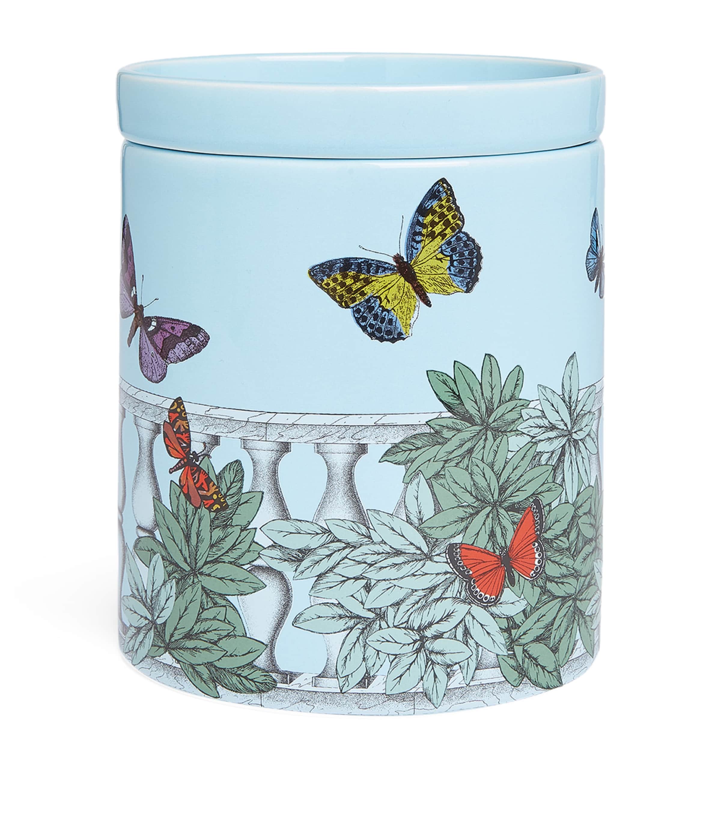 Fornasetti Large Farfalle e Balaustra Candle (1.02kg) | Home Accessories | Candles | Designers | Fornasetti