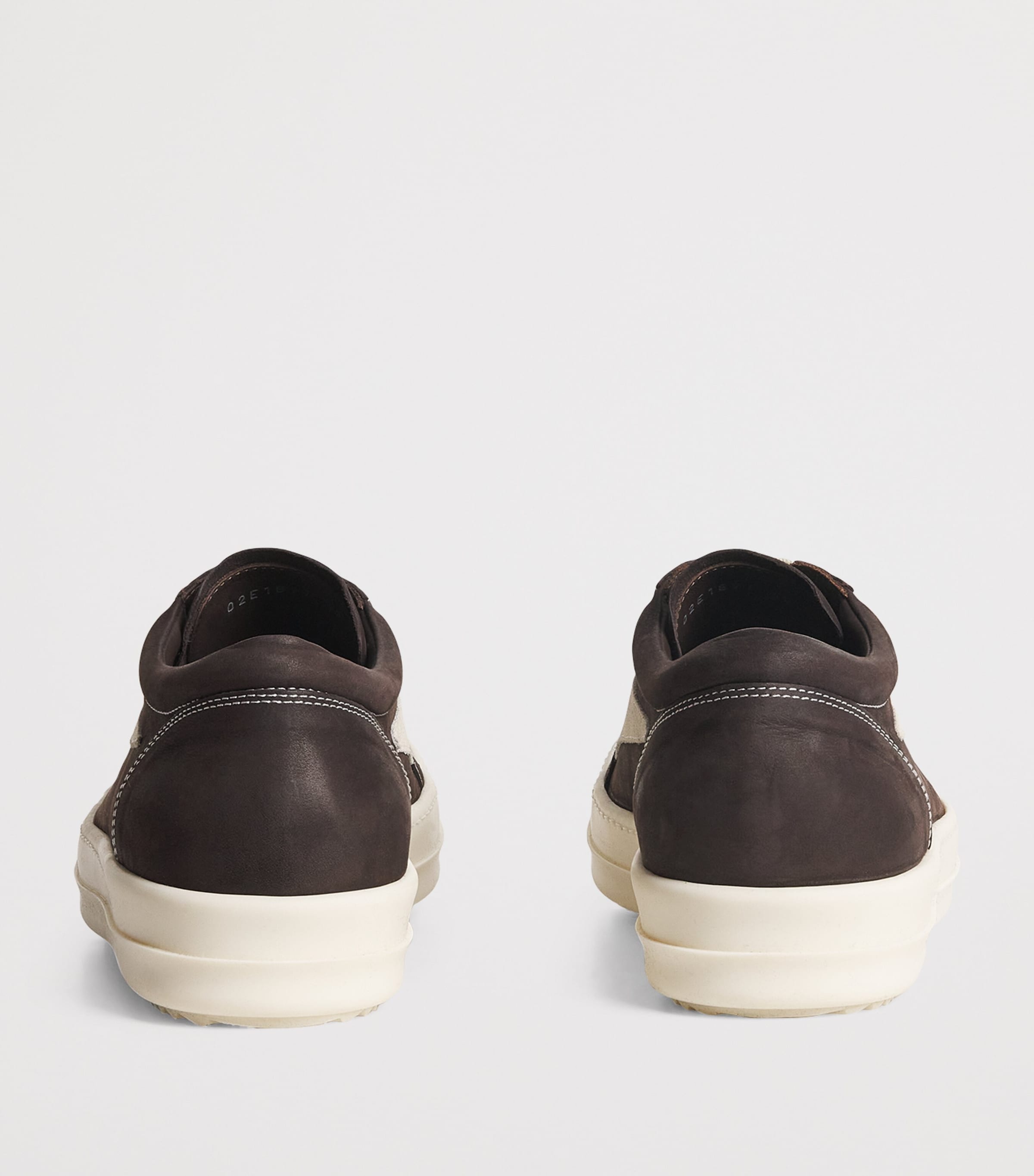 Leather Vintage Low-Top Sneakers BROWN/MILK/MILK Image 4