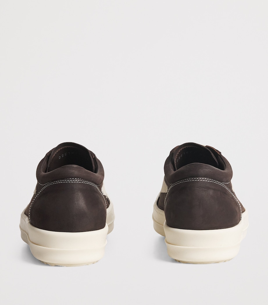 Leather Vintage Low-Top Sneakers BROWN/MILK/MILK Image 4