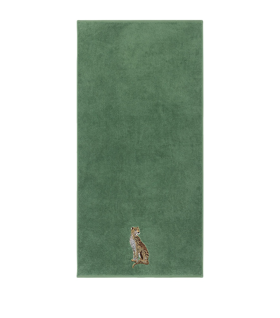 Contes Hand Towel (100cm x 55cm) GREEN Image 2