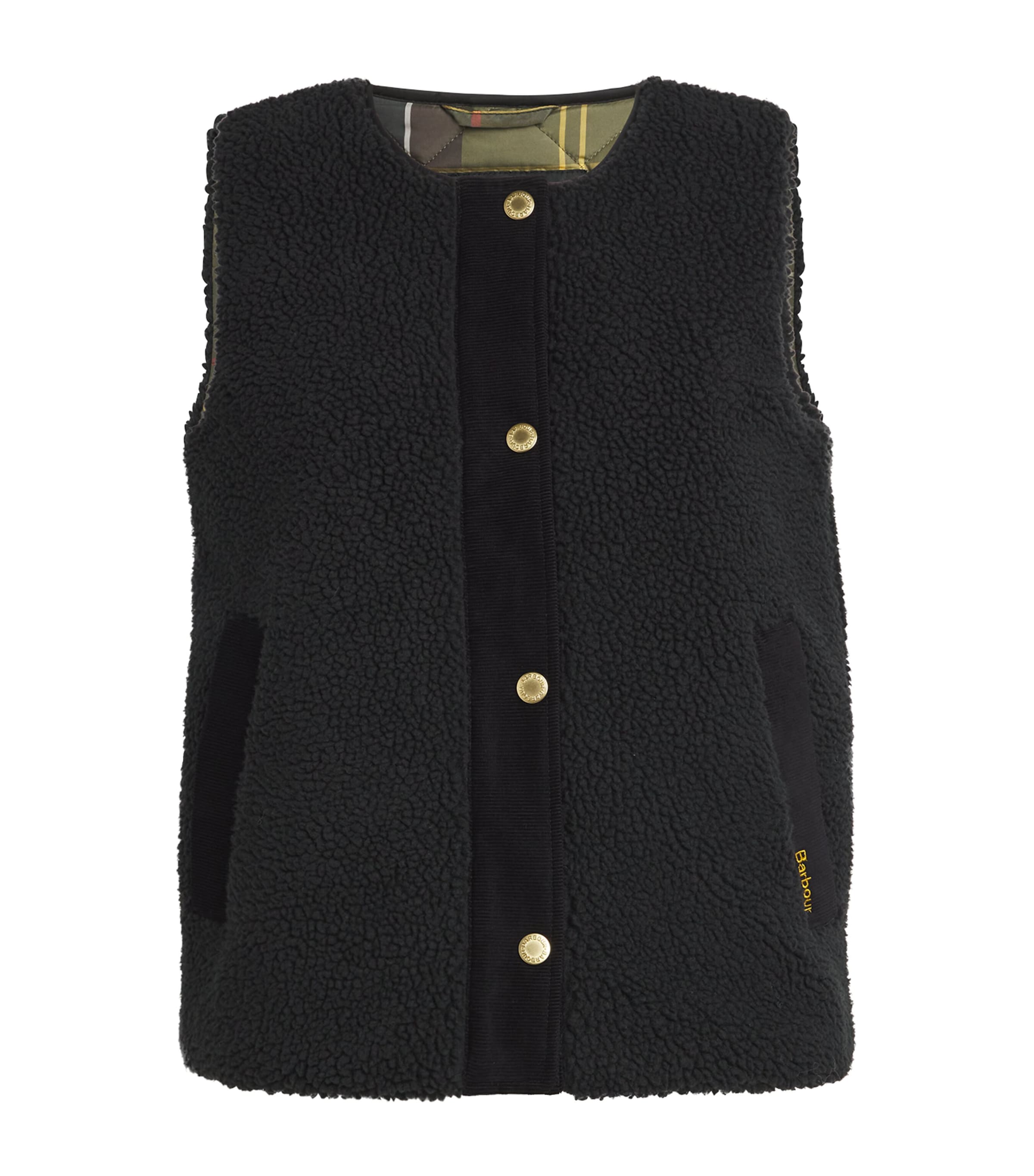 Barbour Textured Dulsie Gilet In Black