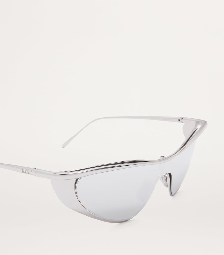 Flash Cat Eye Sunglasses SILVER/SILVER Image 4