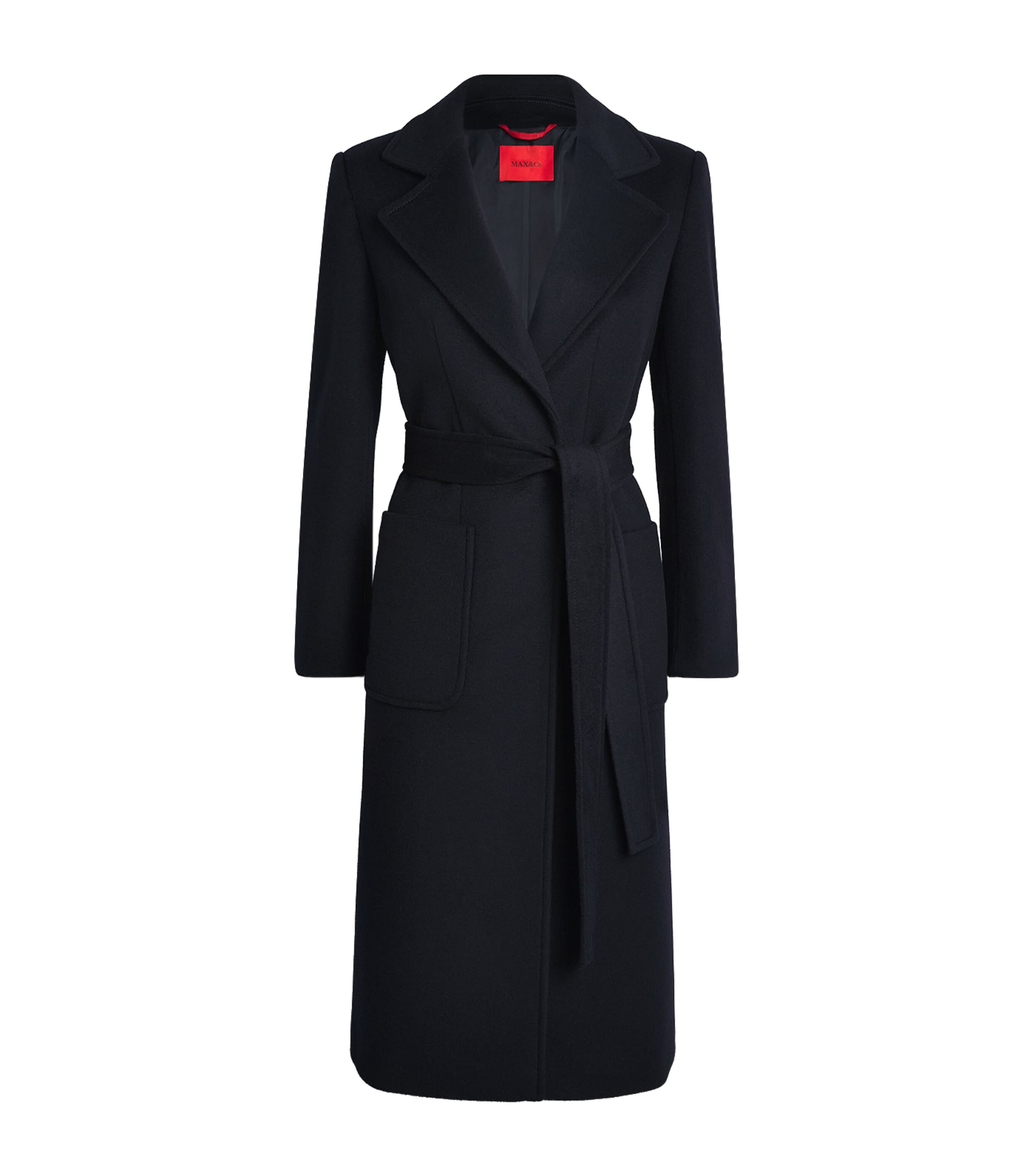 Max & Co Wool Runaway Coat In Blue