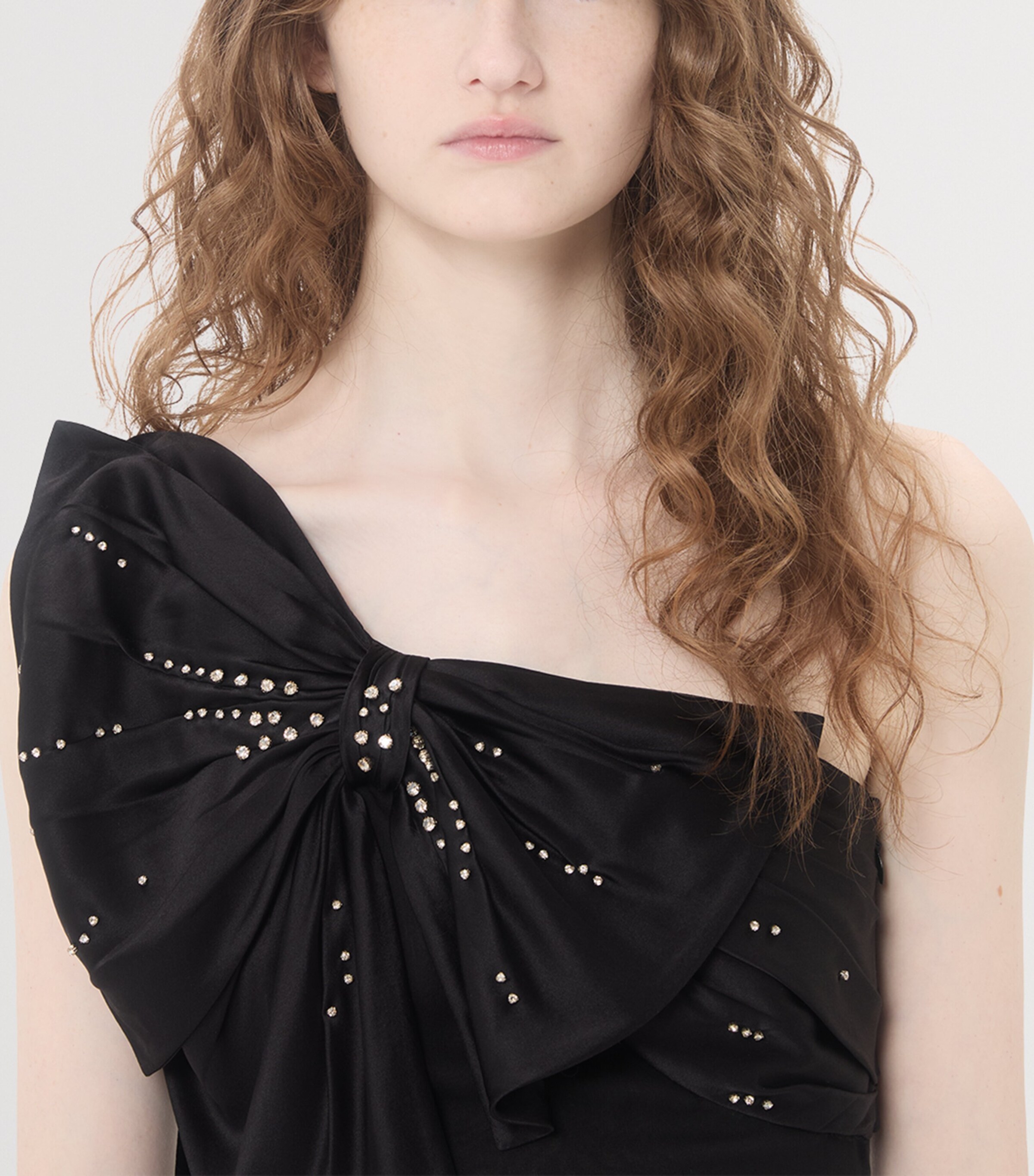 Valentino Womens Silk Pleated Gown Nud Image 7