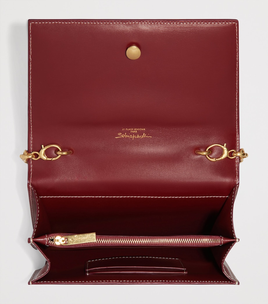 Schiaparelli Face Anatomy Clutch Bag Red Image 4