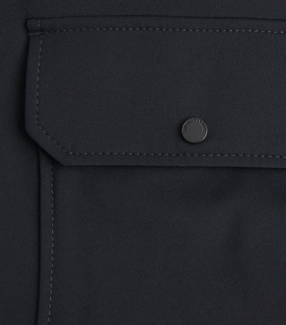 Stretch-Jersey Mandarin-Collar Shirt UB118 Image 5