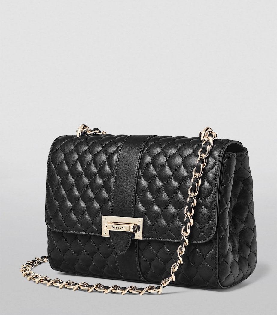 Large Lottie Shoulder Bag BLACK Image 5