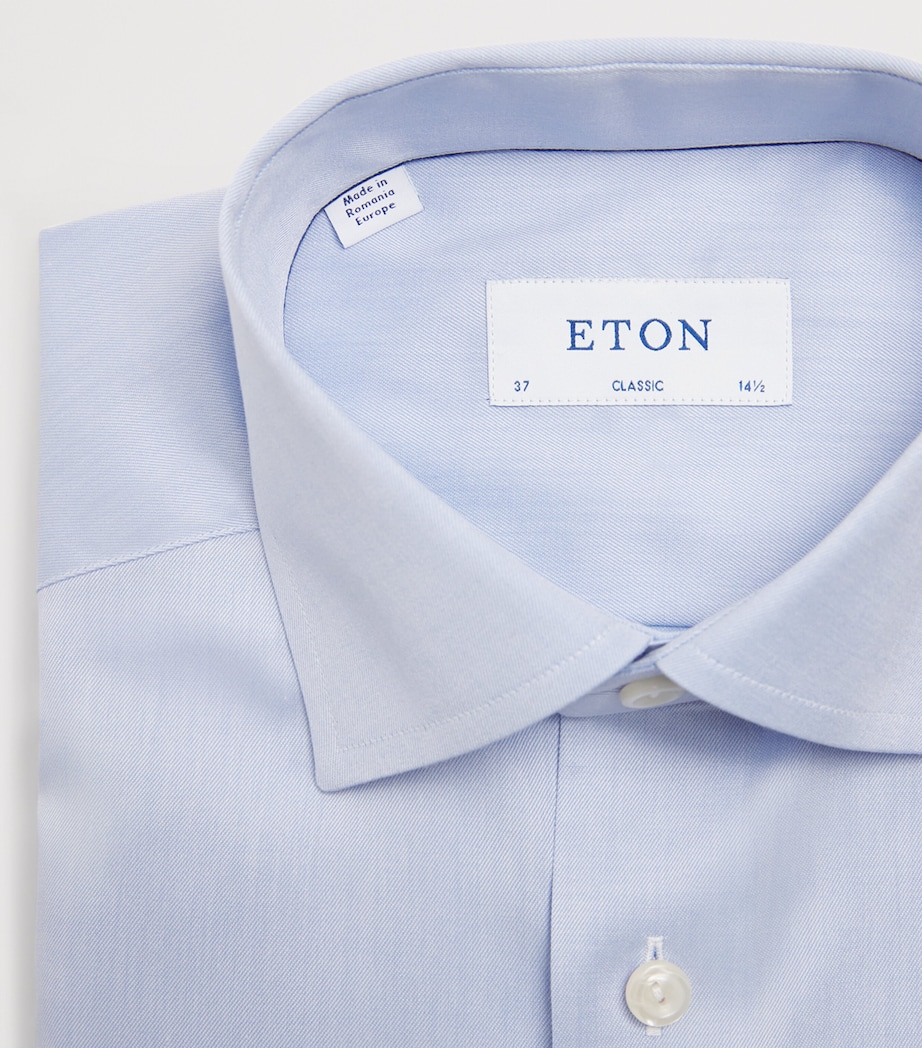 Cotton Twill Shirt BLUE Image 5