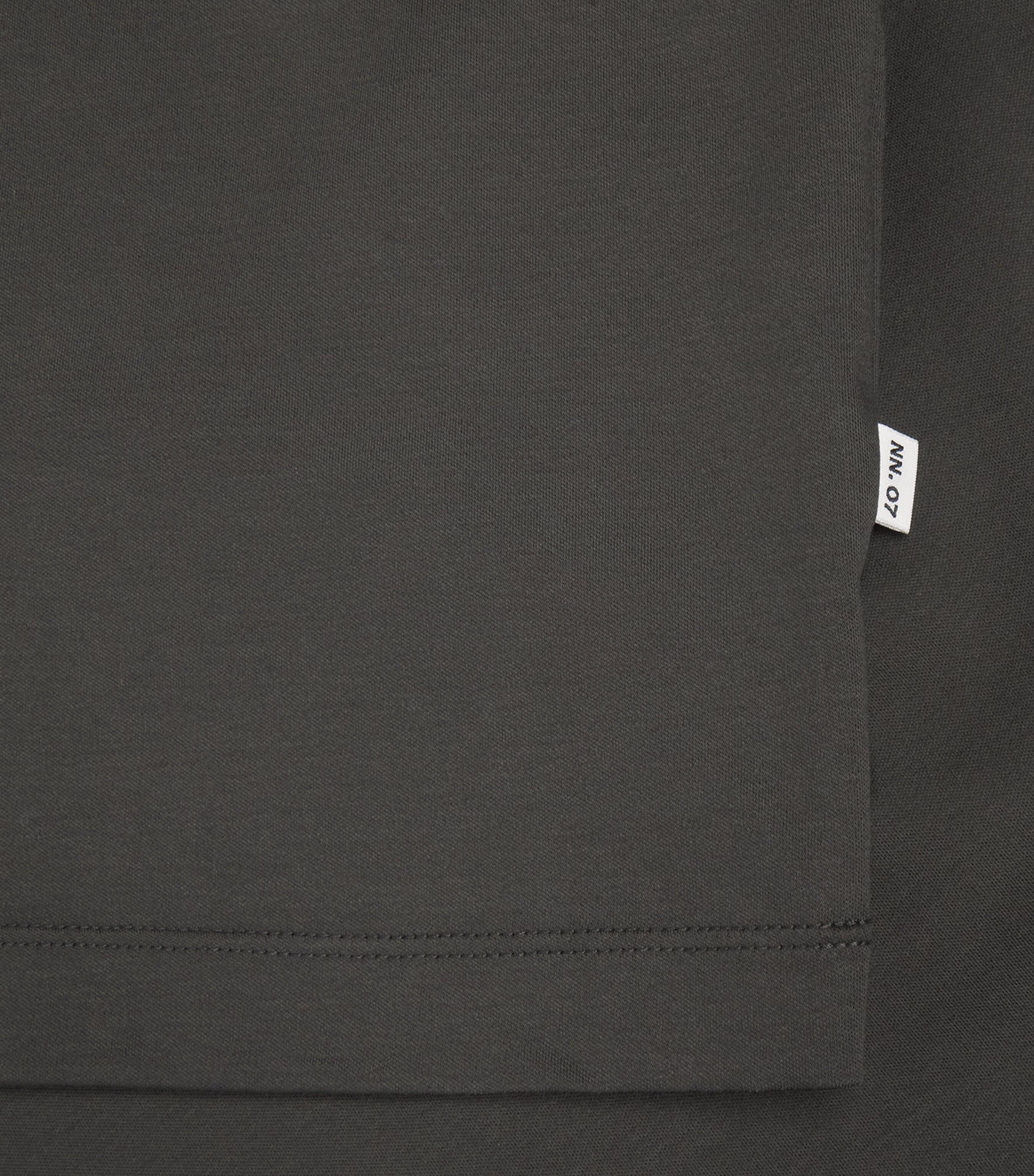 NN.07 Mens Organic Cotton Lionel T-Shirt Dark Army Image 6