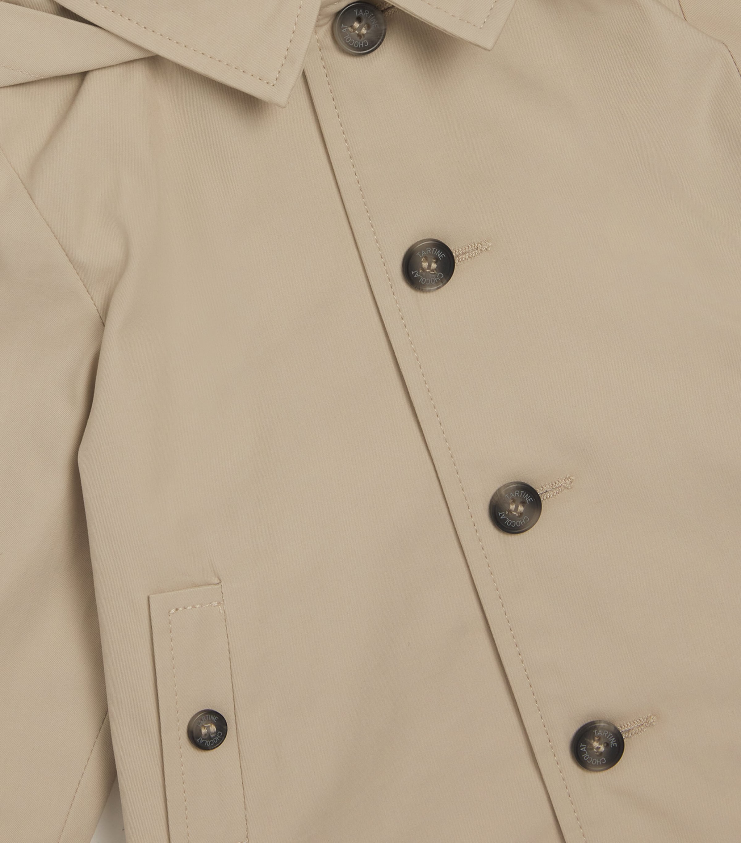 Tartine et Chocolat Hooded Trench Coat (3-36 Months