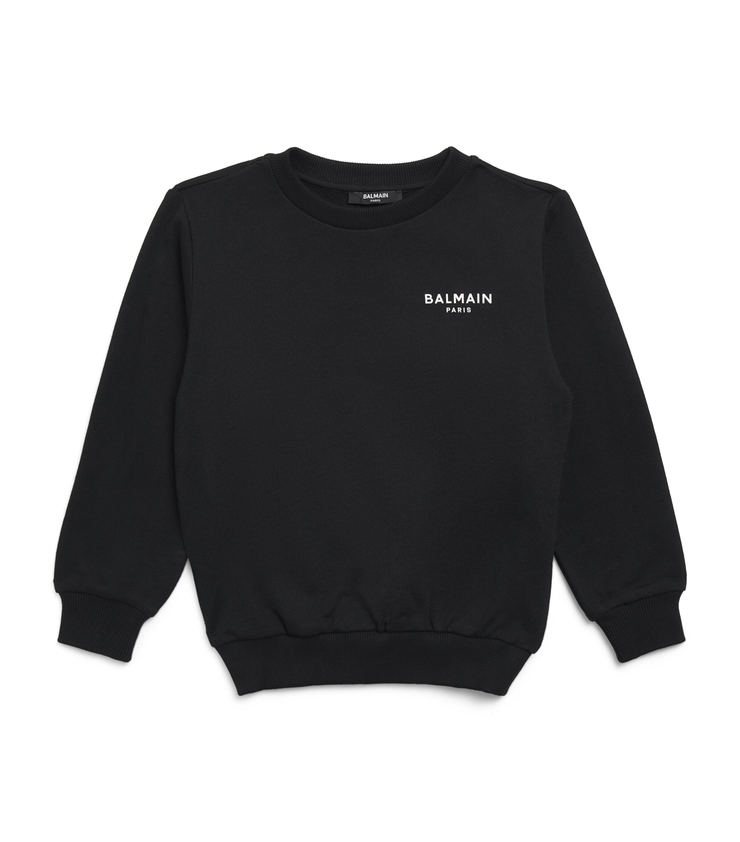 Balmain Kids Cotton Logo Sweatshirt (4-14 Years) | Boys Clothing | Sweatshirts & Hoodies | Designers | Balmain | Hoodies & Sweatshirts