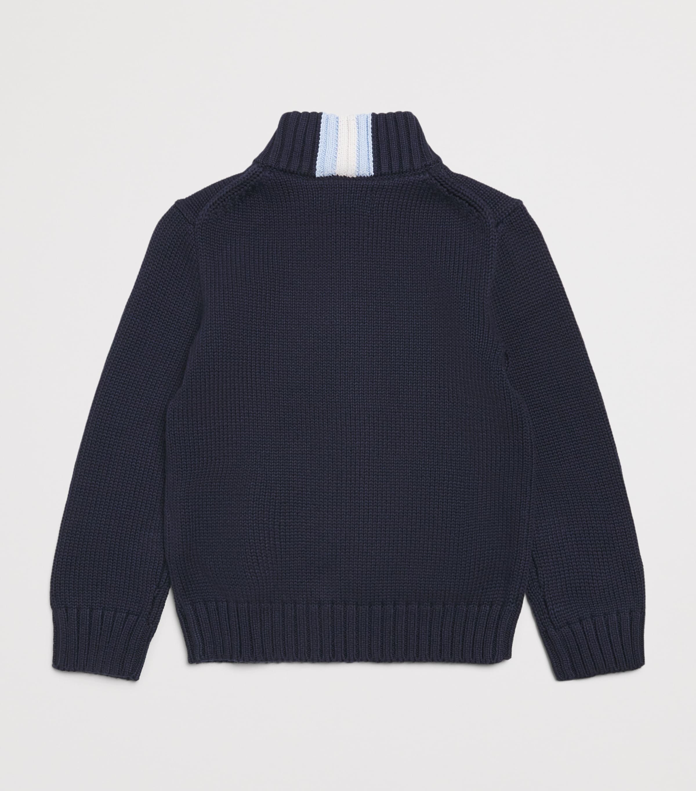 Ralph Lauren Kids Cotton Zip-Up Cardigan (2-7 Years) — photo 2