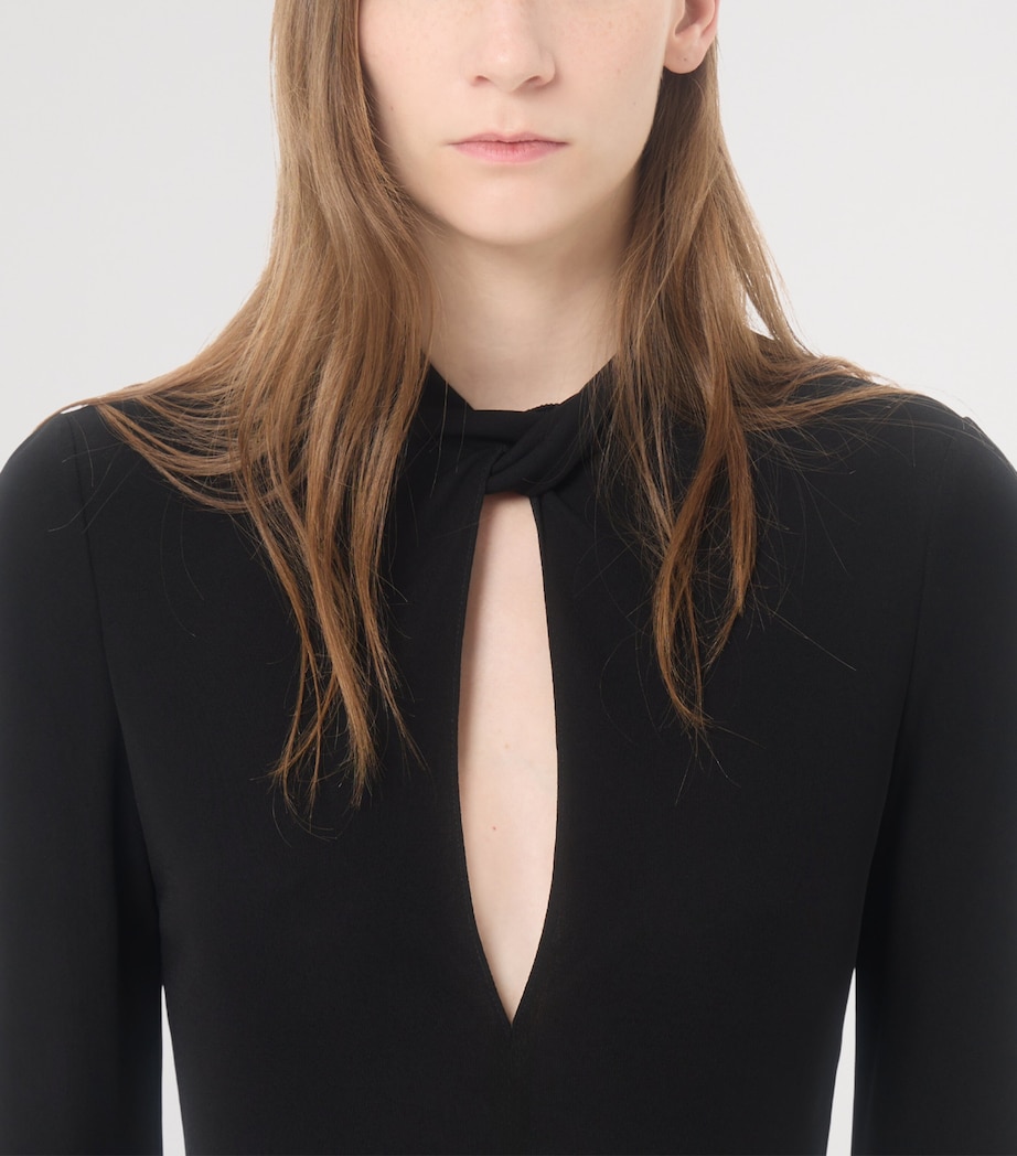 Valentino Womens Keyhole Long-Sleeve Top Image 6