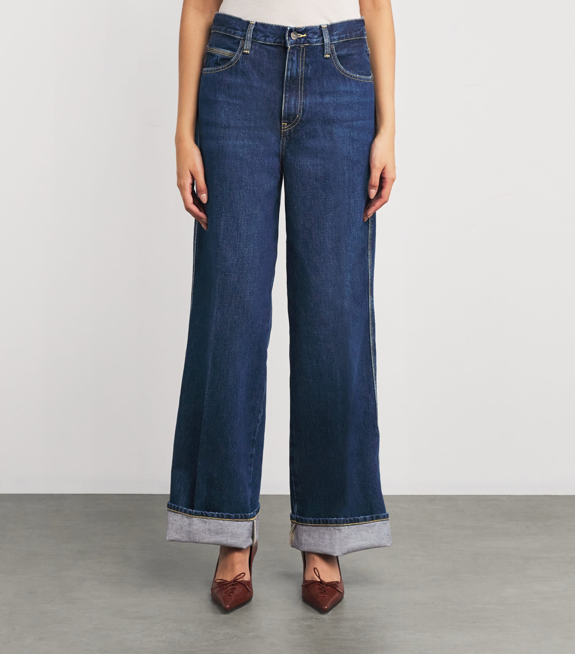 The Cuffed Wide-Leg Jeans SPENCER Image 3