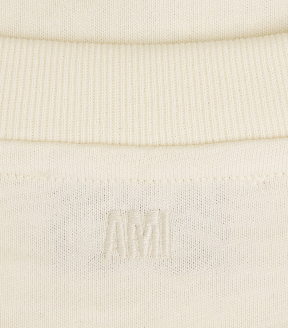 Cotton Zigzag Logo T-Shirt A016 MOONLIGHT Image 5