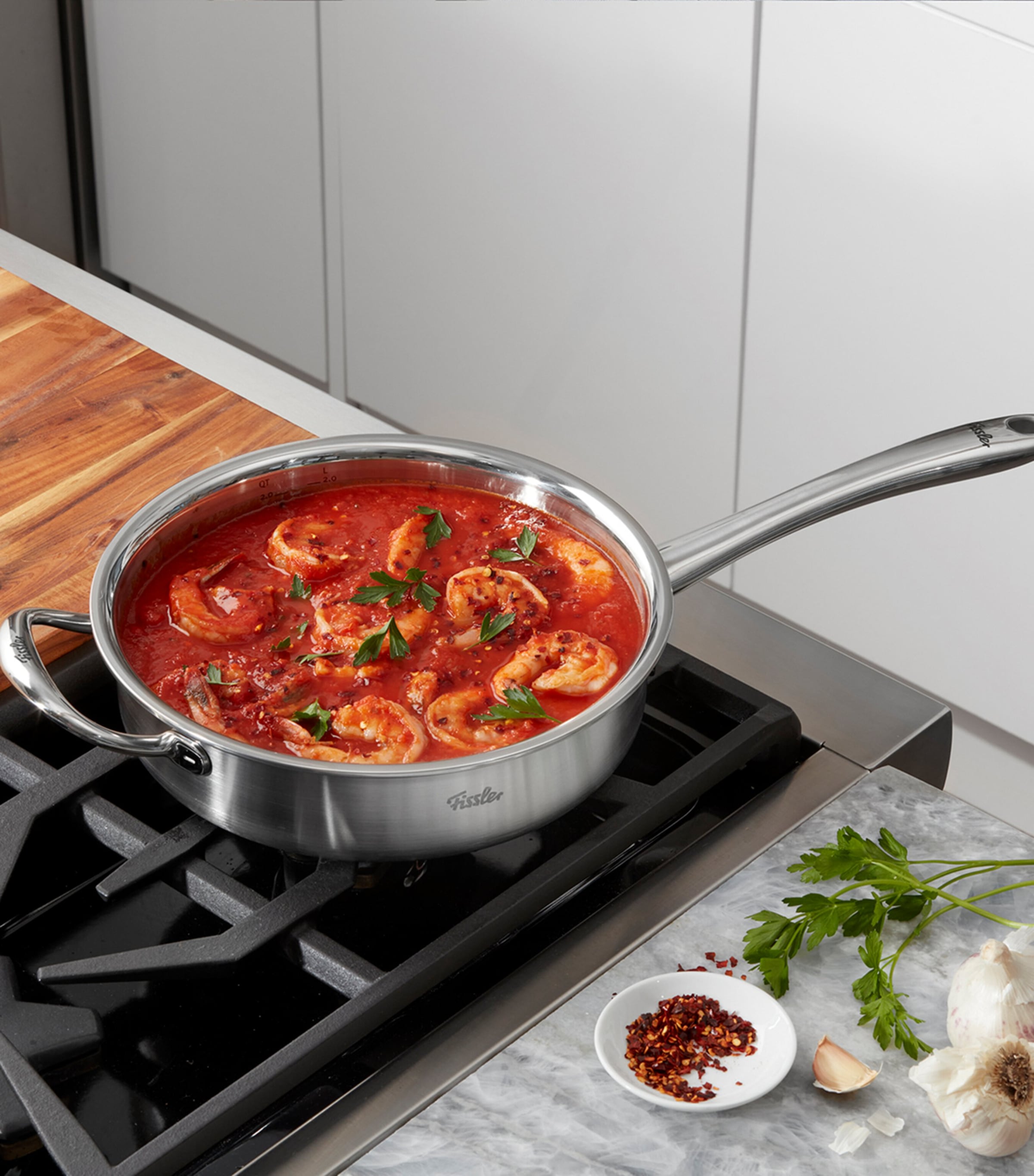 Stainless Steel M5 Pro-Ply Sauce Pan (20cm) GREY Image 8