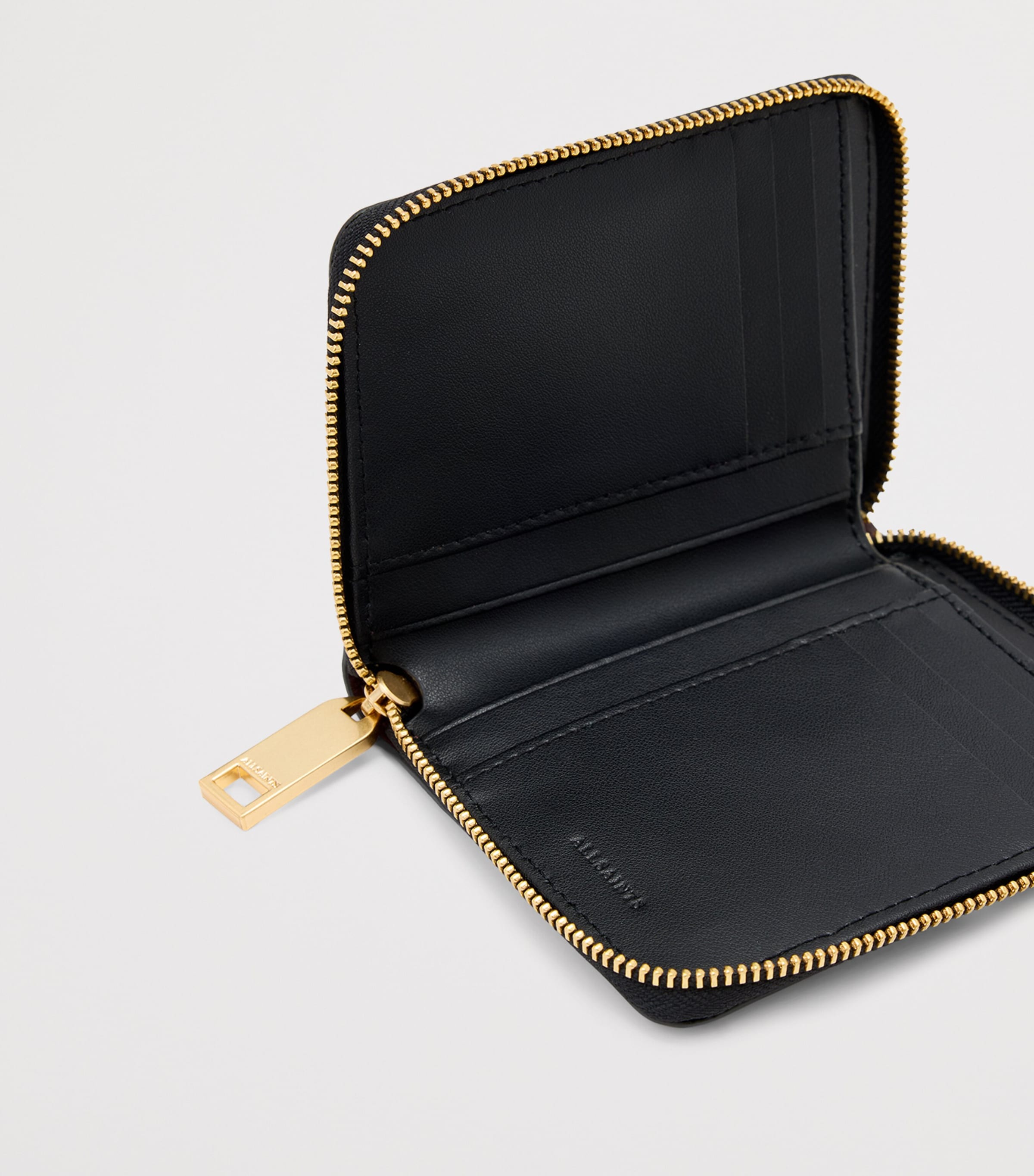 Leather Lena Hex Wallet DARK RED Image 2