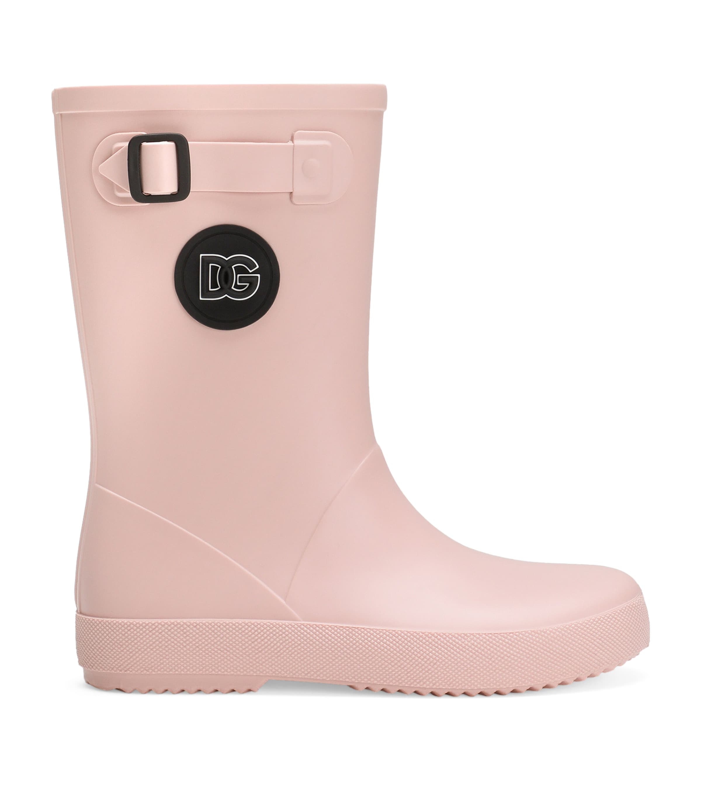 Logo-Patch Wellington Boots 80400-PINK Image 1