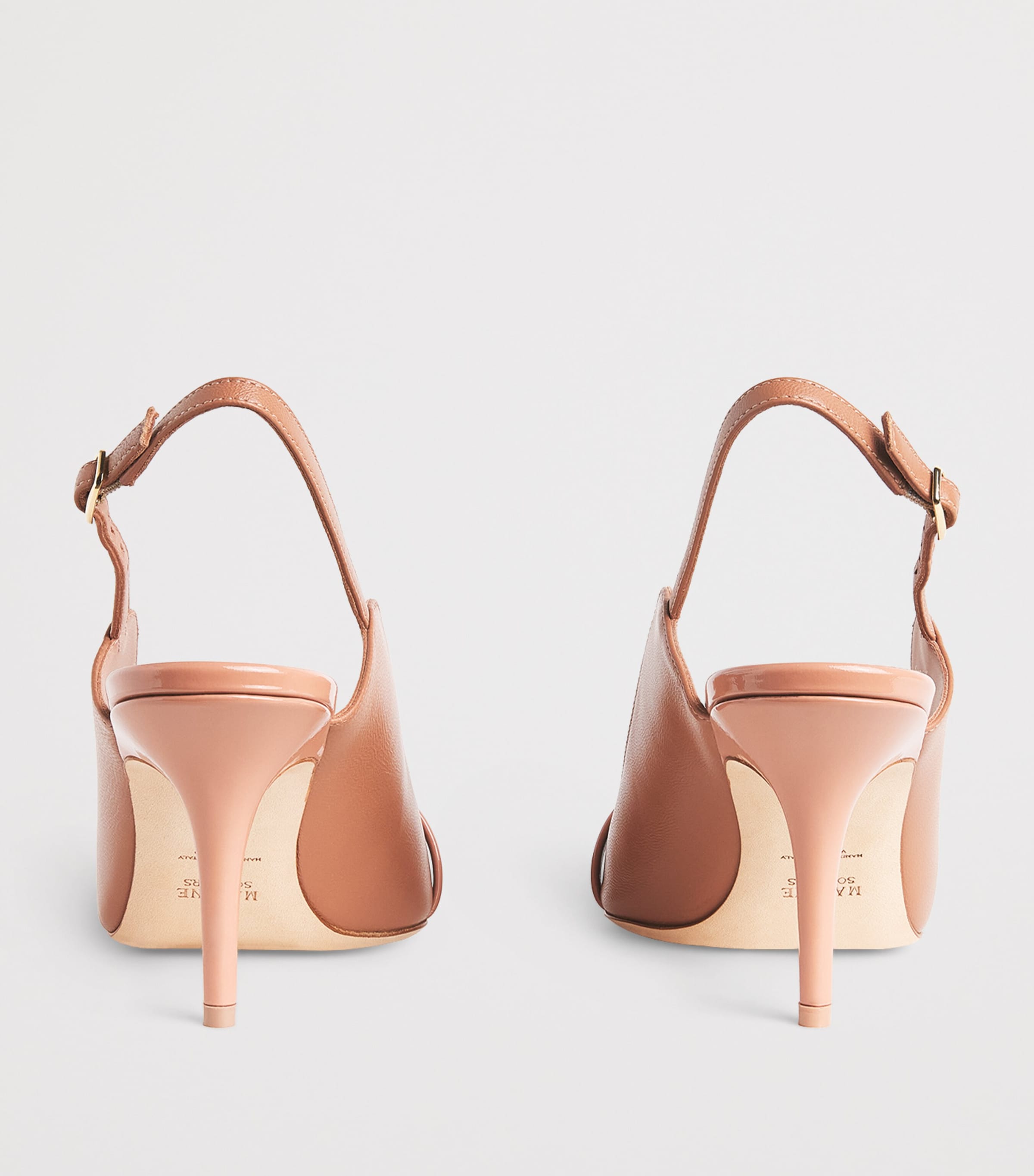 Malone Souliers Leather Marion Slingback Pumps 70 Blush Image 5