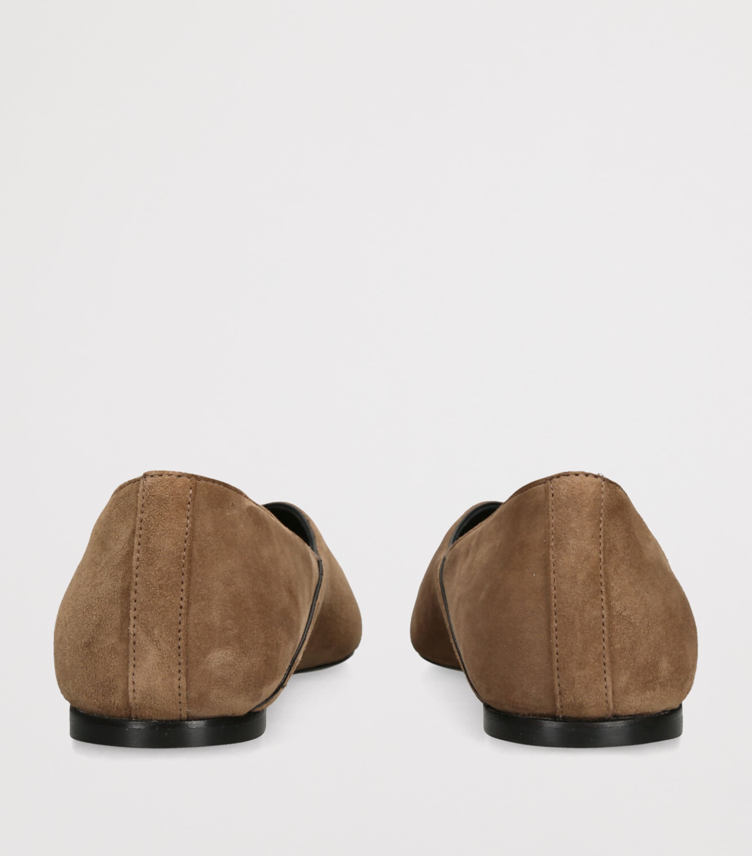 Suede Everyday Ballet Flats BEIGE Image 2