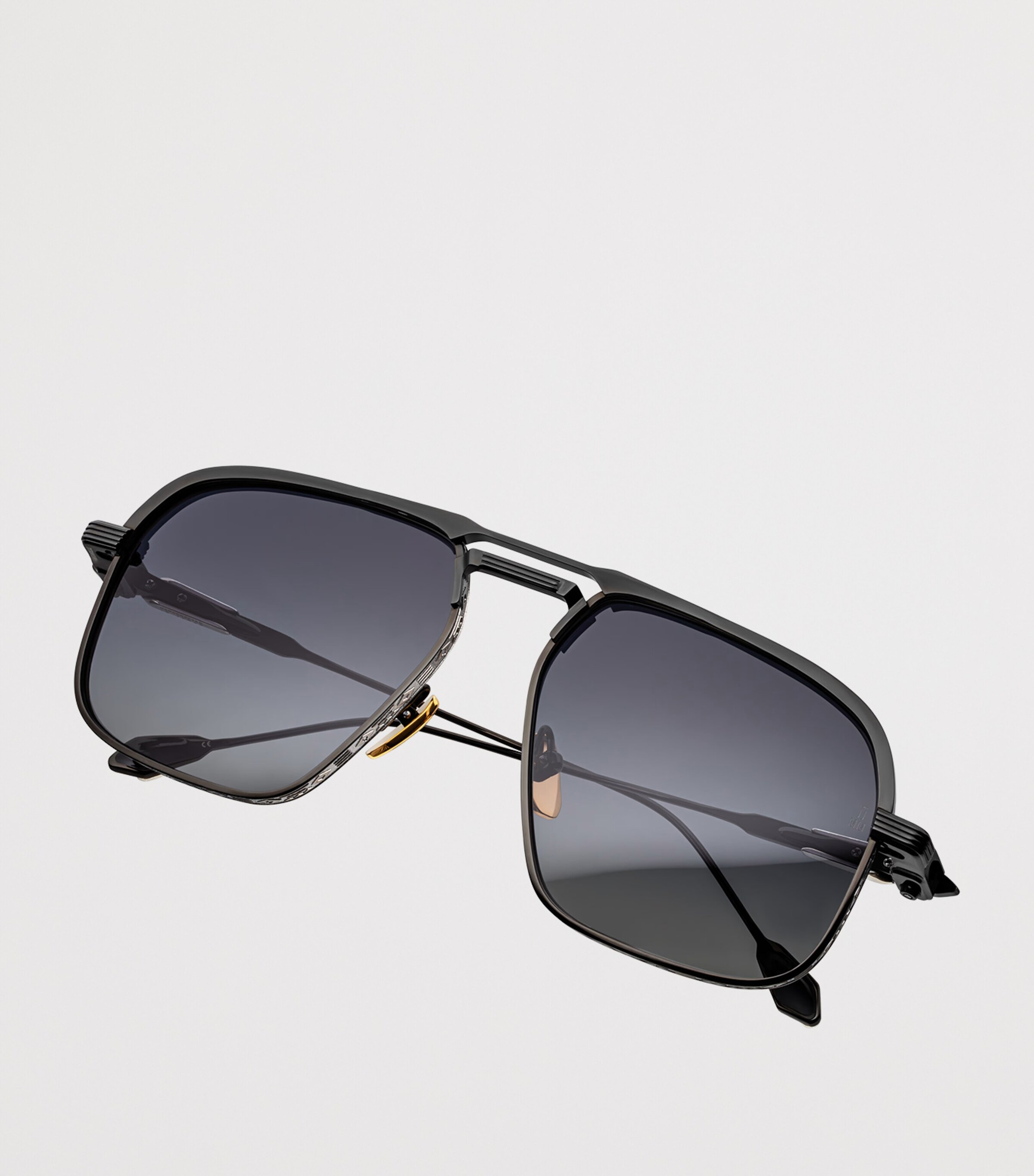 Jacques Marie Mage Labarge Aviator Sunglasses Corbeau Image 3