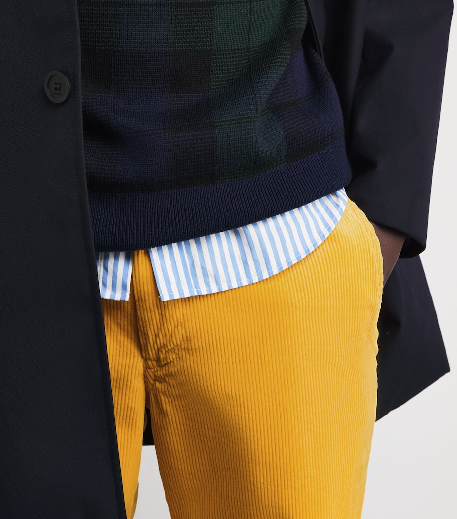 Corduroy Bedford Trousers YELLOW Image 6