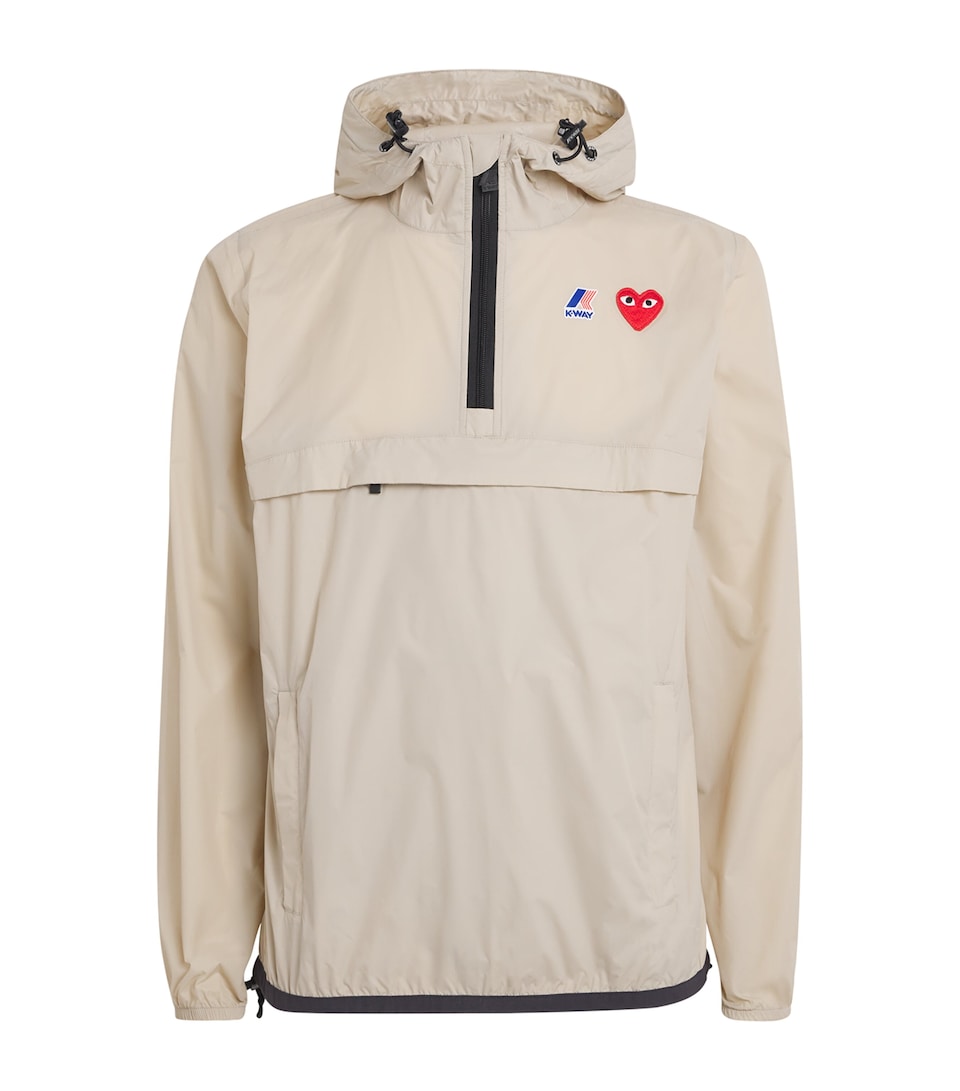 x K-Way Water-Resistant Nylon Jacket