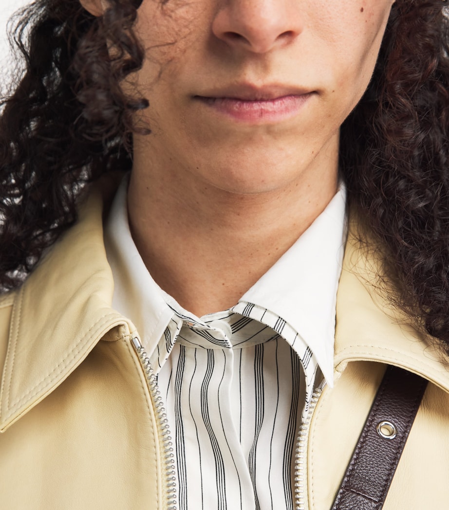 Rag & Bone Womens Stripe Layered Marin Shirt Crmst Image 3