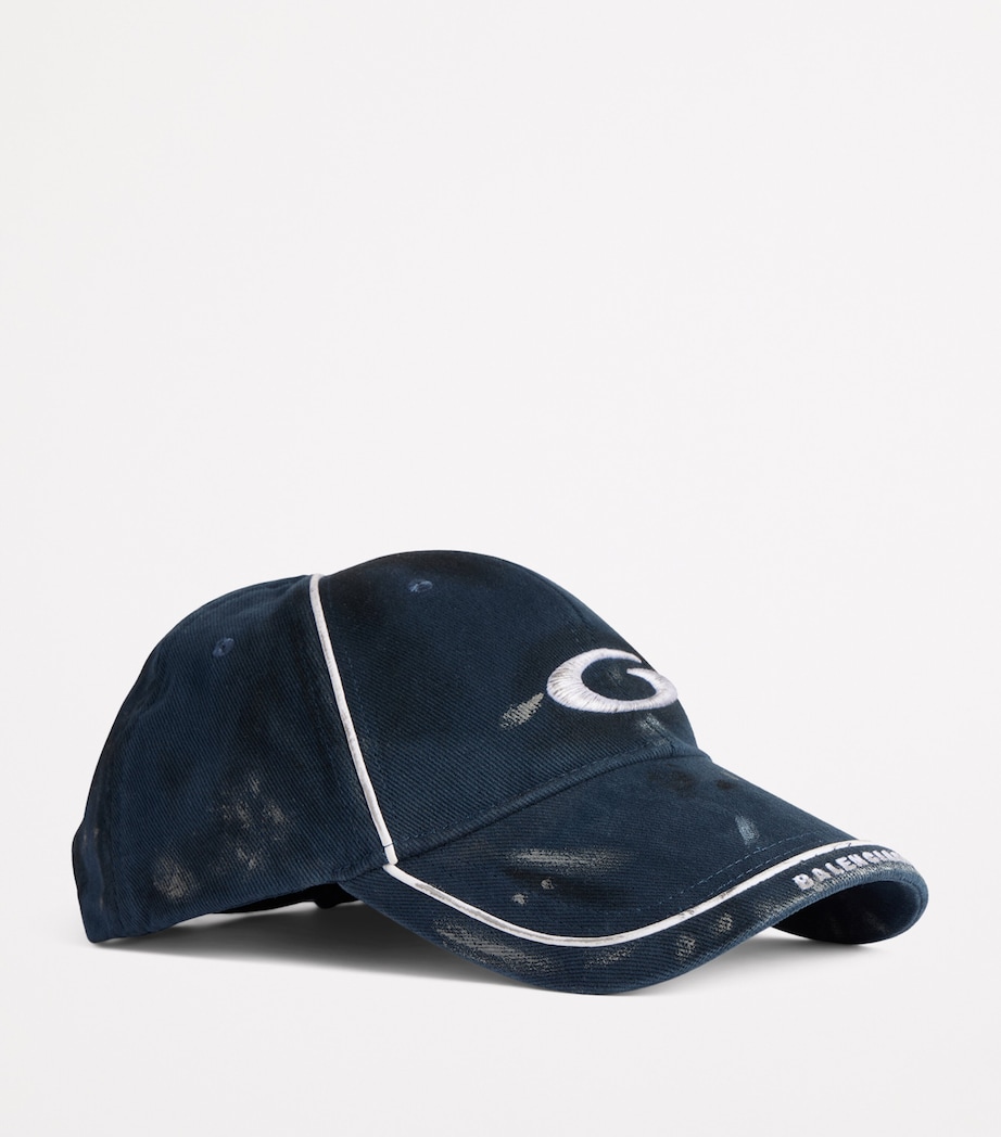 Distressed Tracksuit Baseball Cap 4178 Image 4
