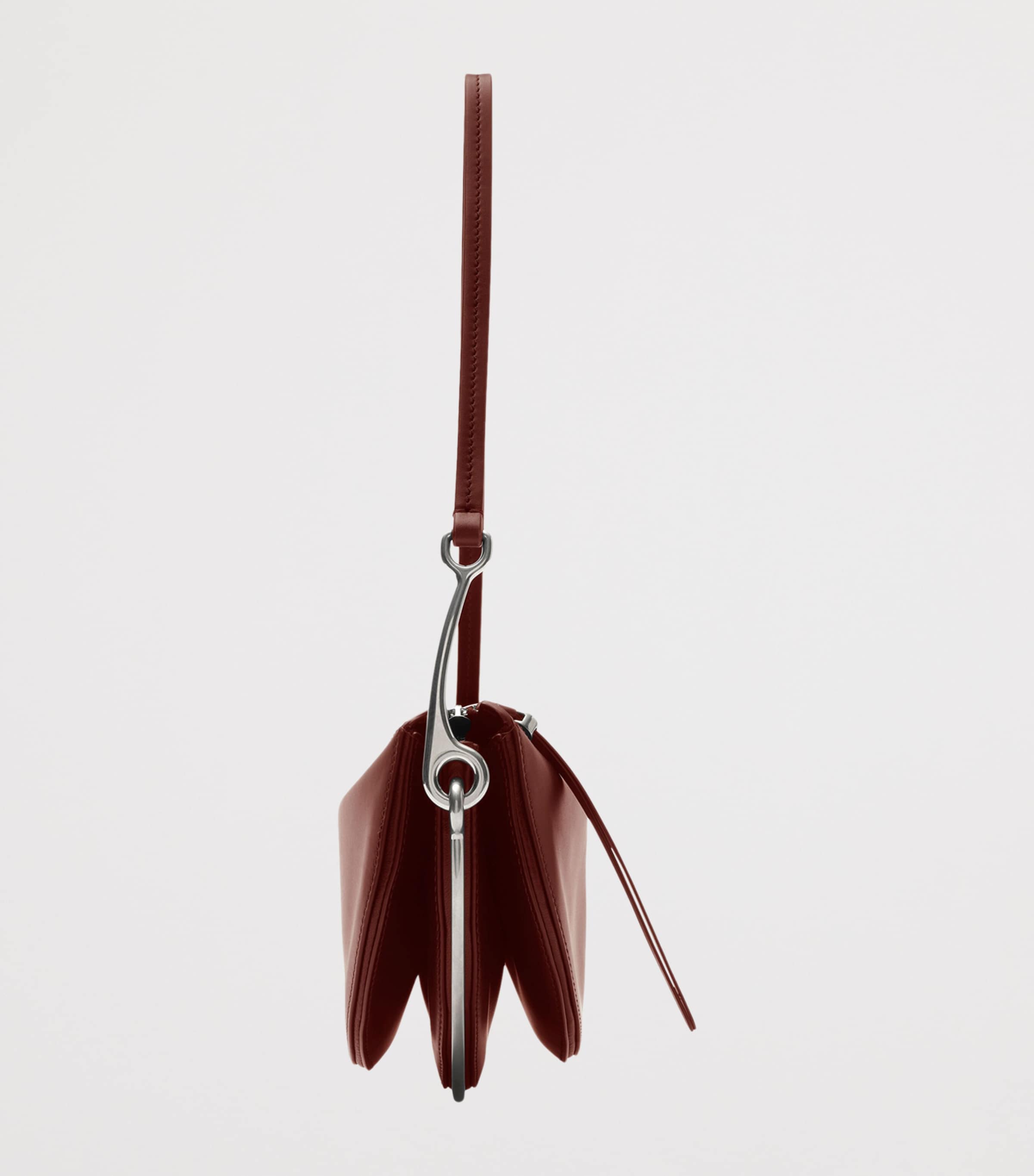 Burberry Small Bridle Saddle Bag Oxblood Red Image 4