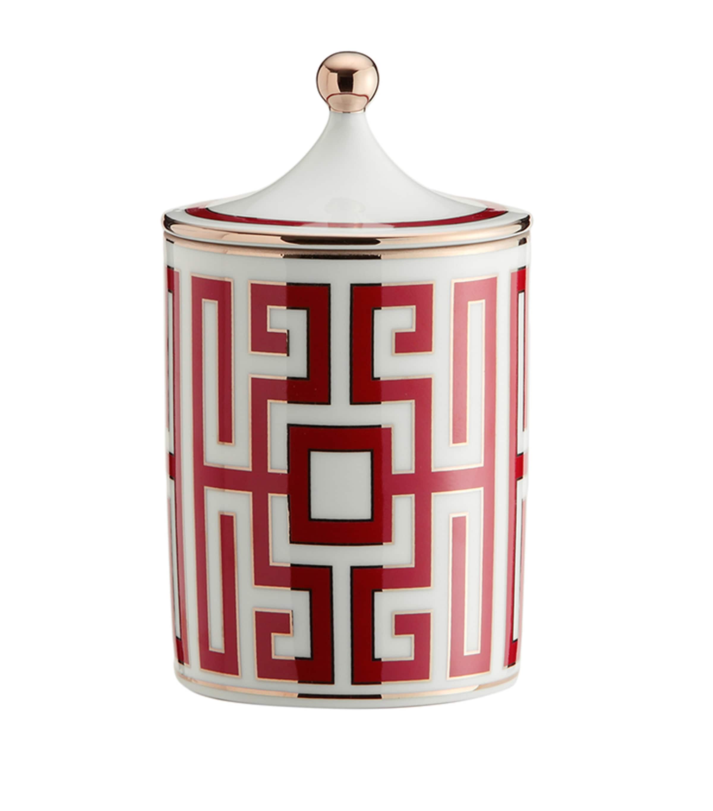 GINORI 1735 Labirinto Scarlatto Candle (300g) Image 1
