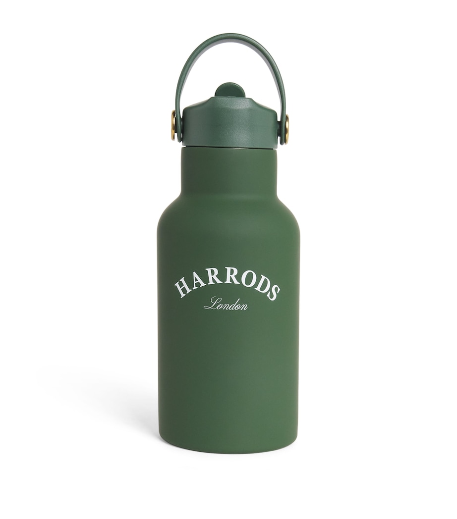 Harrods Logo Water Bottle (350ml) Harrods Green Image 1