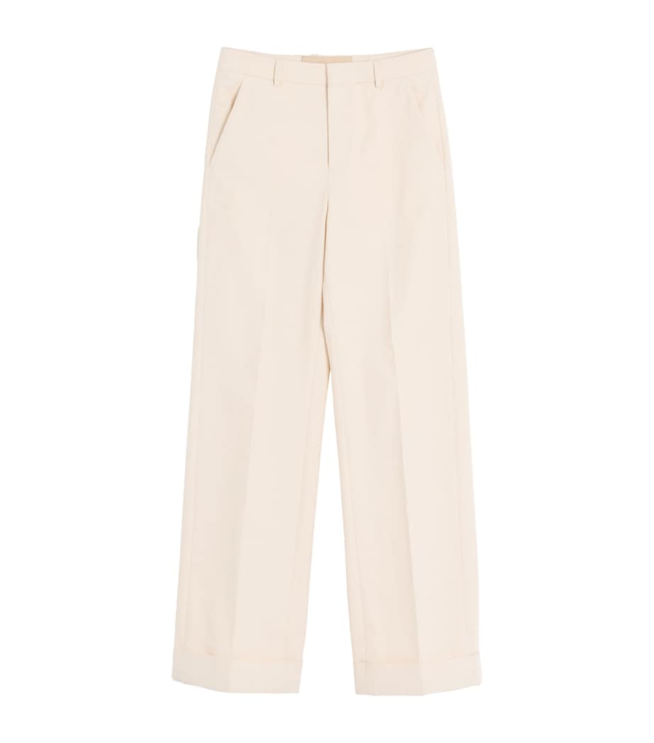 Cotton Straight-Leg Trousers 1SS Image 1