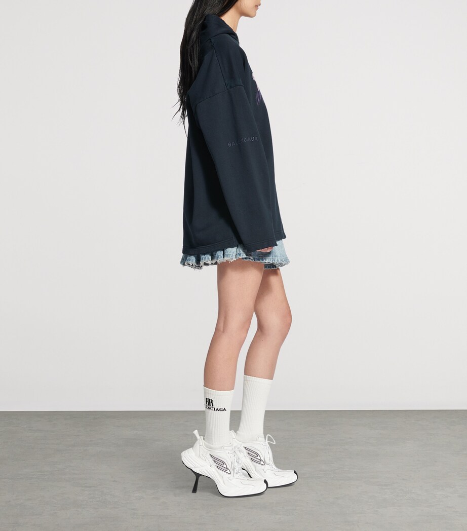 Cotton Printed Hoodie 1083 Image 6