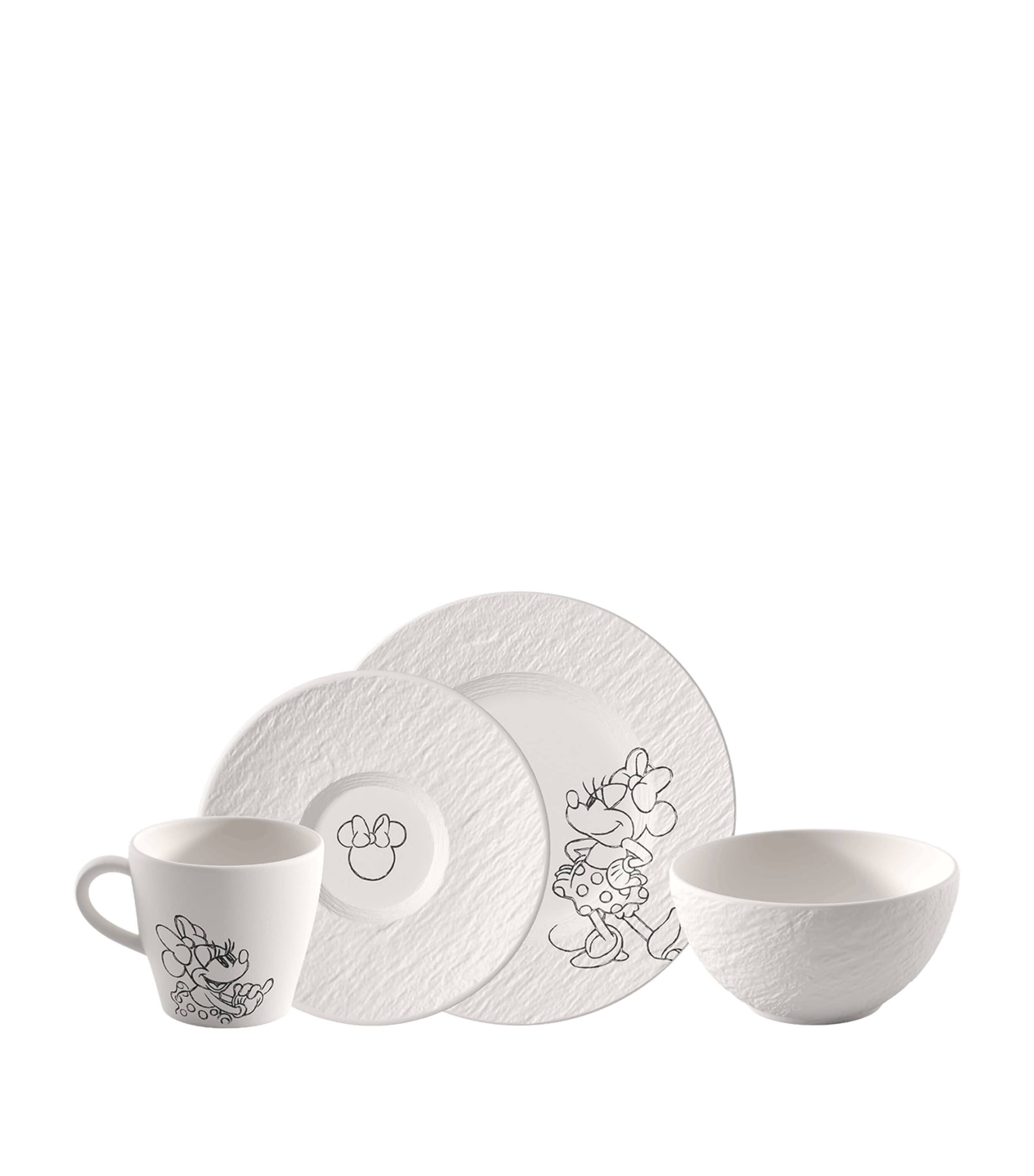 Villeroy & Boch Manufacture Minnie Mouse Breakfast Set  White Image 1