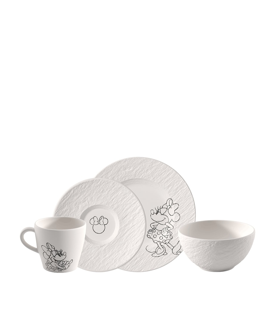 Villeroy & Boch Manufacture Minnie Mouse Breakfast Set White Image 1