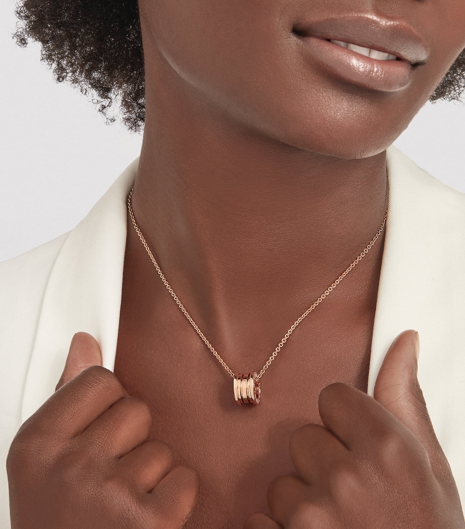 Rose Gold B.zero1 Necklace PINK GOLD Image 4