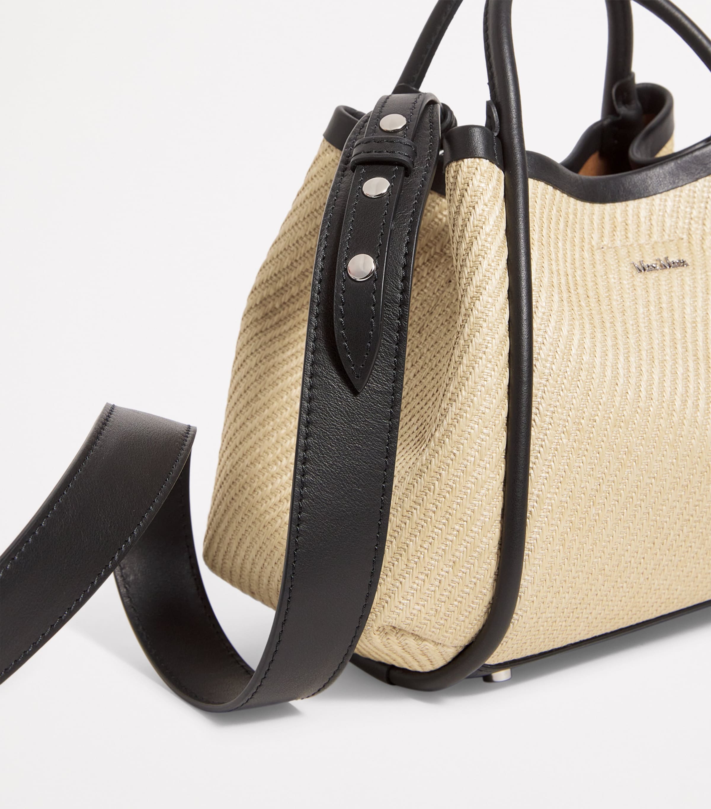 *Max Mara*Marine small ハンドバッグ ◎関税送料込◎ Max Mara Extra Small Raffia Marine Top-Handle Bag | Harrods US