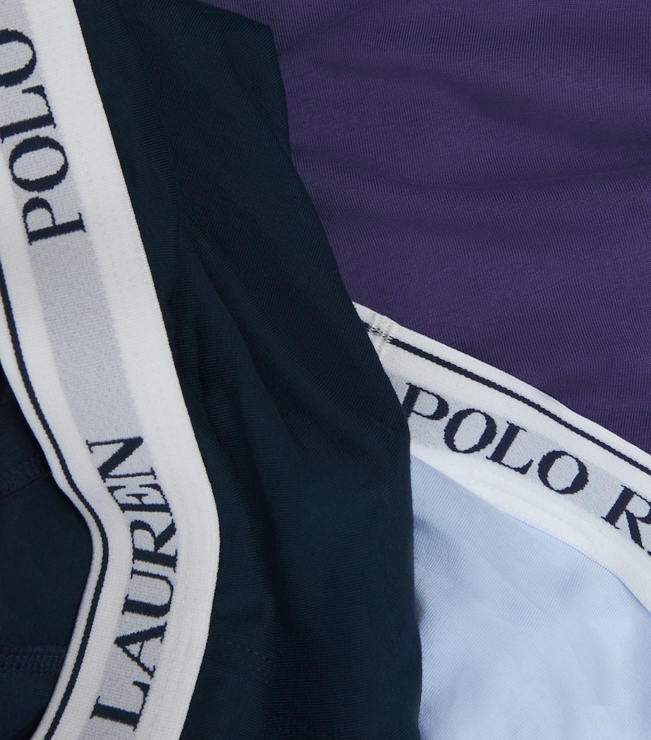 Stretch-Cotton Boxer Briefs (Pack of 3) JNBERY/OXFD BLUE/NVY Image 5