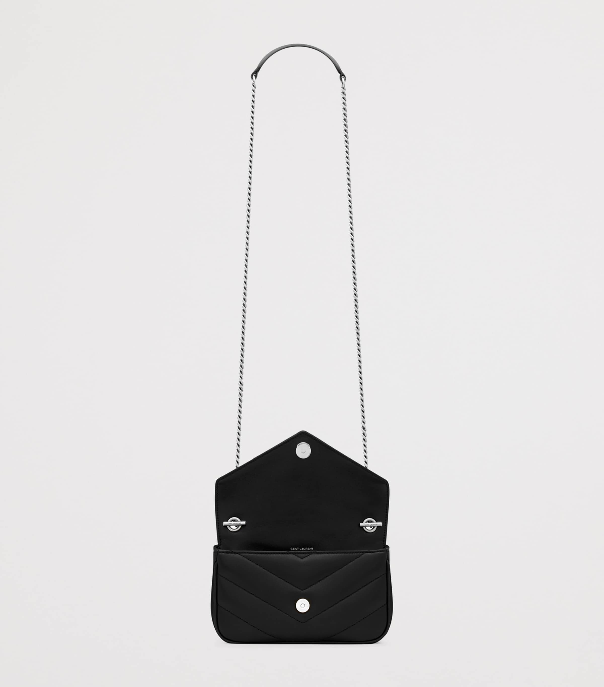 Saint Laurent Mini Matelassé Lambskin Loulou Shoulder Bag
