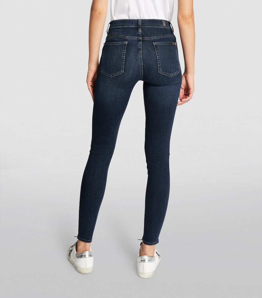 Slim Illusion Luxe Skinny Jeans DARK BLUE Image 4
