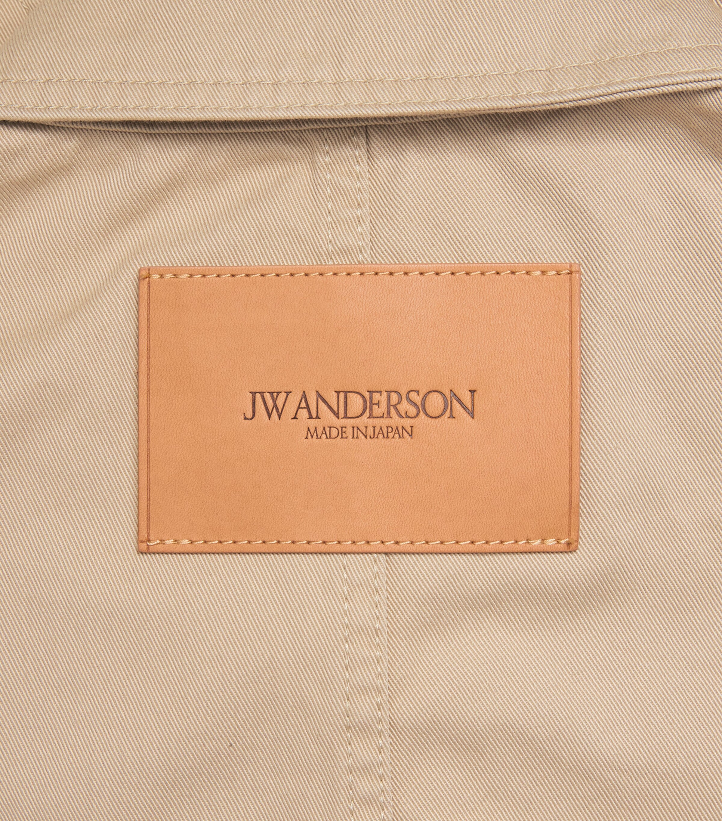 JW Anderson Mens Cotton Pocket-Detail Jacket Washed Green Image 6