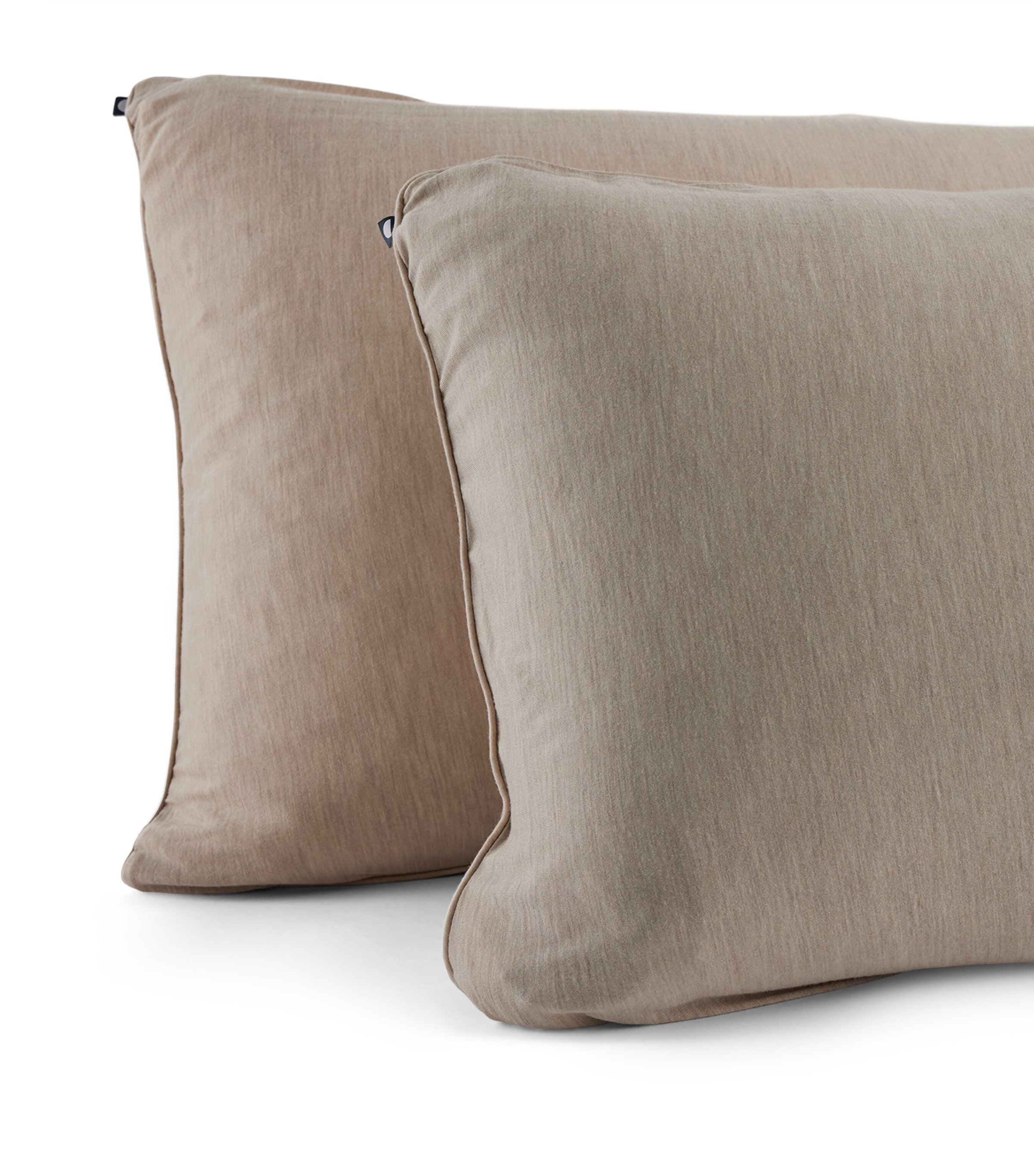 Merino Jersey Pillowcase Pair (50cm x 75cm) TROPICAL SAND Image 3